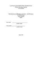 Referāts 'Ēdināšanas uzņēmuma sanitāri higiēniskais novērtējums', 1.