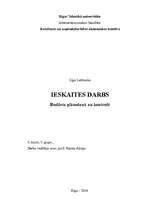 Konspekts 'Budžeta plānošana un kontrole', 1.