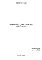 Paraugs 'Sirds fizioloģija, automātija', 1.