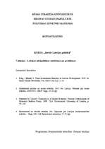 Konspekts 'Latvijas iekšpolitikas veidošana un problēmas', 1.