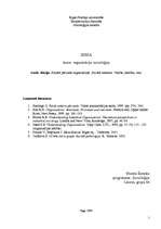 Konspekts 'Sociālā pārvalde organizācijās', 1.