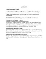 Diplomdarbs 'Atalgojuma un produktivitātes loma tautsaimniecības attīstībā', 3.