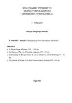 Konspekts 'Integrācijas procesa izaicinājumi mūsdienās', 1.