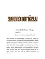 Konspekts 'Alesandro di Marjāno Filipepi', 1.