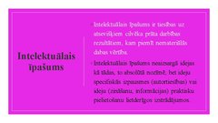Prezentācija 'Kas ir intelektuālais īpašums?', 2.