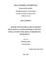 Konspekts 'Apkārtējā vide kā patērētāju uzvedību determinējošu faktoru kopums un to pētīšan', 1.