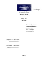 Eseja 'Kas ir mīlestība', 1.