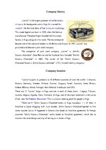 Konspekts 'SIA "Emihls Gustavs Chocolate" and AS "Laima"', 1.