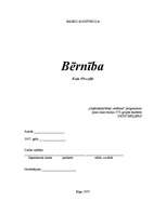 Eseja 'Bērnība', 1.