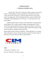 Prakses atskaite 'Prakses atskaite loģistikā', 5.