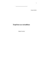 Konspekts 'Empīrisms un racionālisms', 1.