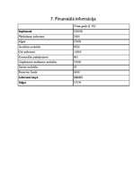 Biznesa plāns 'Biznesa plāns tūrisma uzņēmumam lauku reģionā', 29.