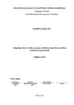 Diplomdarbs 'Sešgadīga bērna vokālo prasmju attīstības sekmēšana mūzikas nodarbībās pirmsskol', 1.