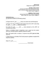 Paraugs 'Pieteikums paternitātes un uzturlīdzekļu lietā', 1.