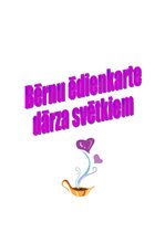 Paraugs 'Ēdienkarte bērnu svinībām', 1.