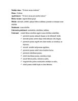 Konspekts 'Integrētā nodarbība "Pa burtu taciņu dodoties"', 1.