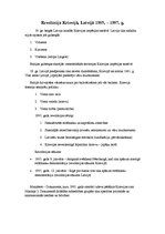 Konspekts 'Revolūcija Krievijā, Latvijā 1905.-1907.gadā', 1.