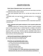 Konspekts 'Diplomātiskās un konsulārās tiesības', 1.