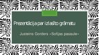 Prezentācija 'Prezentācija par izlasīto grāmatu Justeins Gorders «Sofijas pasaule»', 1.
