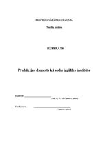 Referāts 'Probācijas dienests kā sodu izpildes institūts', 1.