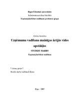 Referāts 'Uzņēmuma vadīšana mainīgas ārējās vides apstākļos', 2.