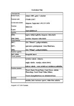 Paraugs 'Curriculum Vitae', 1.