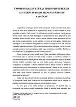 Referāts 'Trompenāra kultūras dimensiju ietekme uz starptautisko biznesa pārrunu vadīšanu', 1.