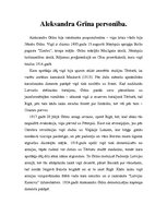 Referāts 'A.Grīna personība, daiļrades raksturojums un romāna "Dvēseļu putenis" analīze', 2.