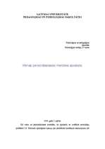 Konspekts 'Vienas personālatlases metodes apraksts', 1.