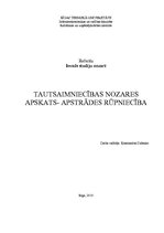 Referāts 'Tautsaimniecības nozares apskats - apstrādes rūpniecība', 1.