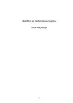 Eseja 'Konflikts un tā risināšanas iespējas', 1.