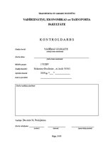 Paraugs 'Калькуляция накладных расходов', 1.