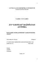 Referāts 'Z/s "Liepiņas" ražošanas attīstība', 2.