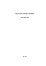 Referāts 'Veģetārisms kā dzīvesveids', 1.
