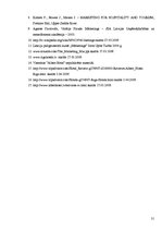 Referāts 'Viesnīcas X mārketinga miks analīze', 32.