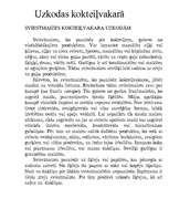 Referāts 'Kokteiļgalds', 21.