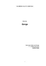 Referāts 'Gongs', 1.