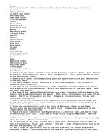 Eseja 'Lab Report: Physical and Chemical Changes', 1.