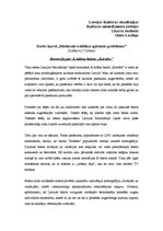 Eseja 'Recenzija par Ā.Adāna baletu "Korsārs"', 1.