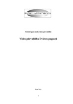 Referāts 'Vides pārvaldība Dvietes pagastā', 1.