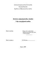 Referāts 'Veļas mazgājamā mašīna', 1.