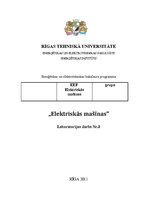 Paraugs 'Elektriskās mašīnas, trīsfāžu sinhronais dzinējs', 1.