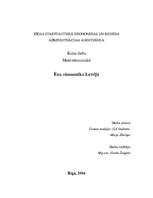 Referāts 'Ēnu ekonomika Latvijā', 1.