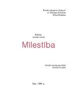 Referāts 'Mīlestība', 1.