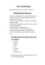 Konspekts 'Kas ir kompozīcija?', 1.