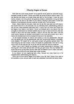 Eseja 'Charity Begins at Home', 1.