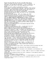 Eseja 'The Dark Conspiracy Behind The CIA the early 1950ties into the mid 1960ties', 1.