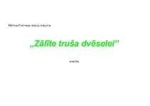 Referāts 'Mārtiņa Freimaņa dzejoļu krājuma "Zālīte truša dvēselei" analīze', 6.