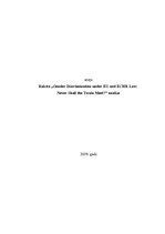 Eseja 'Raksta "Gender Discrimination under EU and ECHR Law: Never Shall the Twain Meet?', 1.