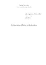 Referāts 'Kultūras tūrisma definīcijas dažādos kontekstos', 1.